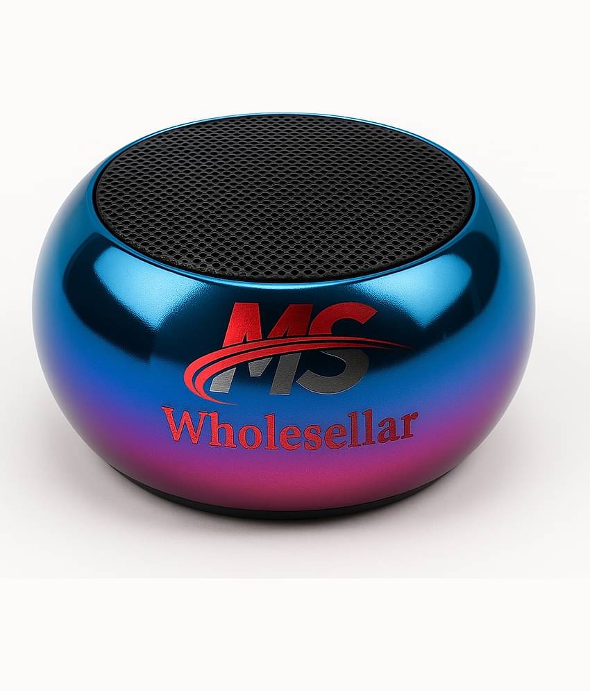 MS Wholesellar MiniBlast BT01 3 W Bluetooth Speaker Bluetooth V 5.0 with USB Playback Time 5 hrs Purple