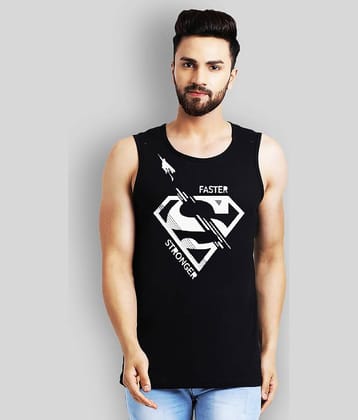 Leotude Pack of 1 Cotton Blend Regular Fit Men's T-Shirt ( Black )