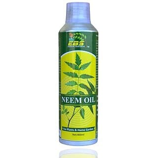 EBS Neem Oil 100 Water Soluble for Plants Insects Spray Pesticide for Plants Home Garden Organic pest Control for Insecticide Spray Organic 400 ml