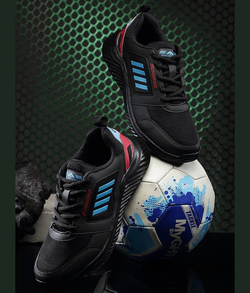 ASIAN Black Men's Sports Running Shoes