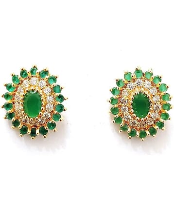 Jewels Corner - Golden Stud Earrings ( Pack of 1 )