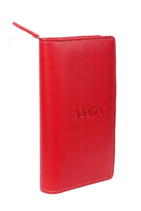 Sukeshcraft 2gether Passport Holder for 4 Passport - 3 Shopping Card,3 Credit card, 2 Currency Pocket, Mehroon