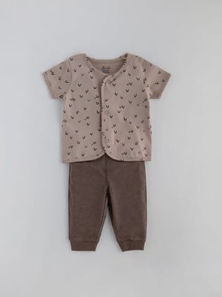Skin-friendly & Comfy Coordinated Set for Newborn Boys-0-1 M