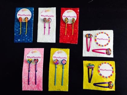 The Festive Drops Yellow Bobby Pins