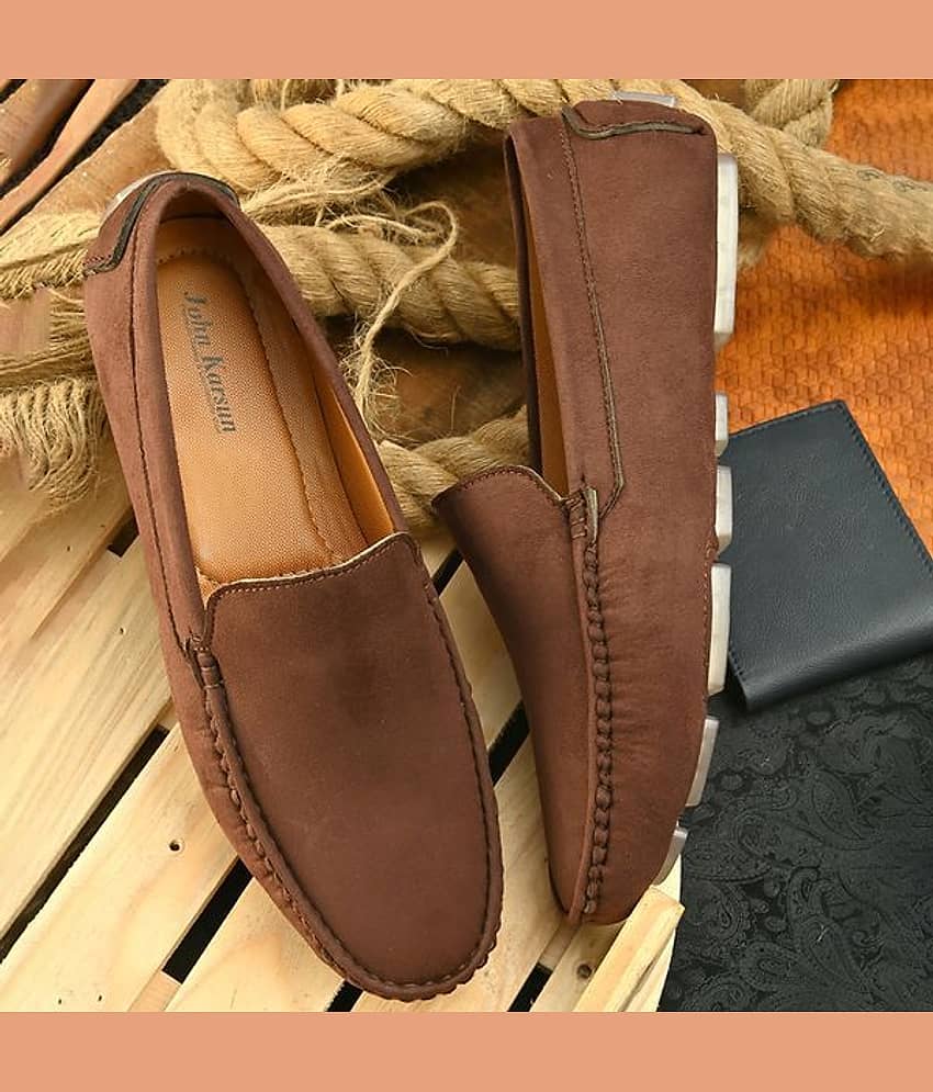 John Karsun Brown Loafers