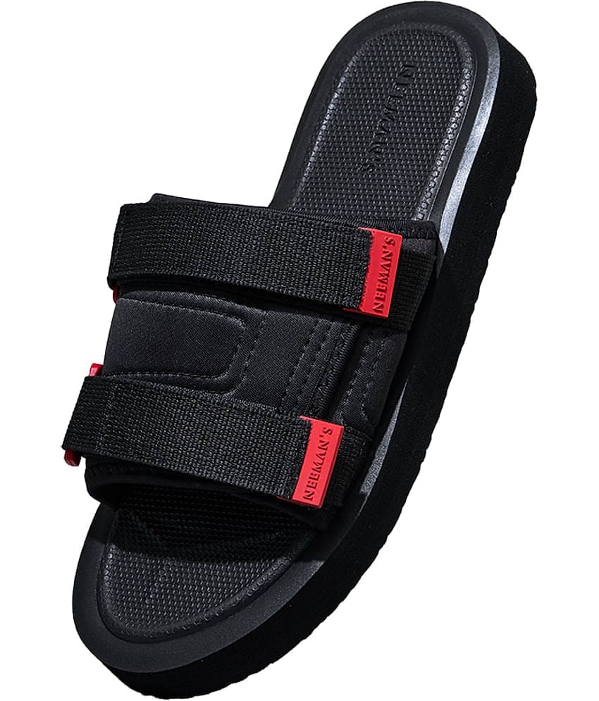 Neemans Black Men's Slide Flip Flop