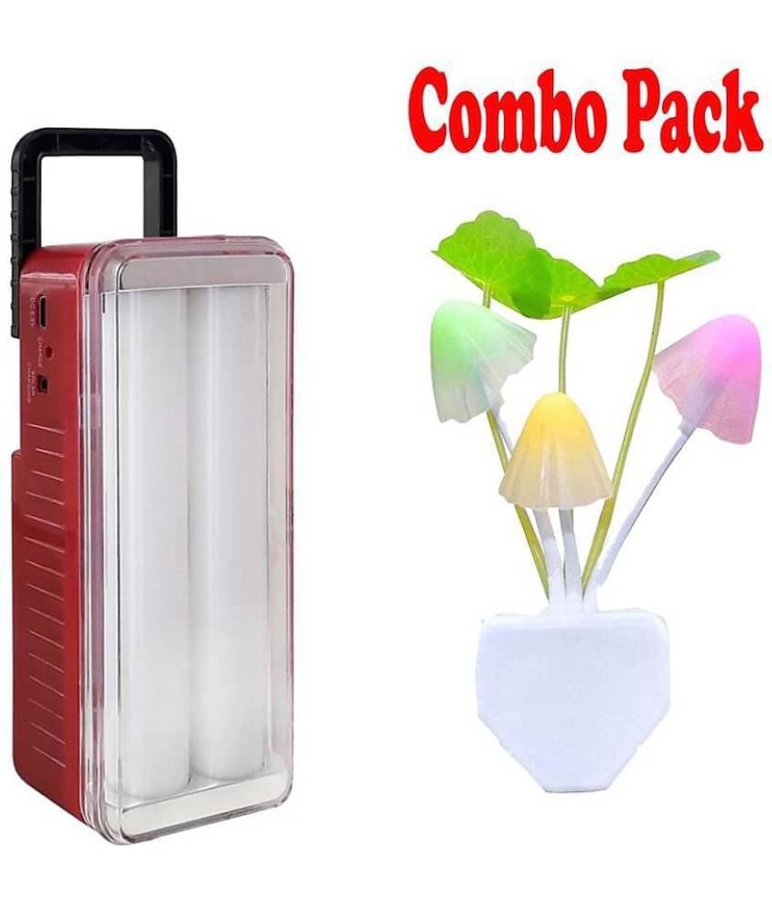 Stylopunk 5W Emergency Light ST53 Free Night lamp Multi - Pack of 2