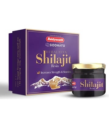 Baidyanath Himalayan Shilajit Resin 20gm - 100% Ayurvedic | Performance Booster For Endurance and Stamina