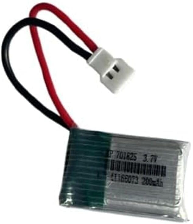 NOVEL 3.7V 200mAh Lithium Polymer Rechargeable Battery Model 701825 | Suitable for Mini Drones, RC Cars, Portable Speakers, Wearable Devices and Mini Cameras
