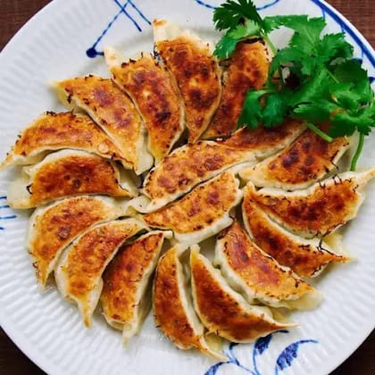 Pan Fried Chicken Momos [8 Pieces]