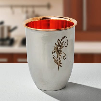 Pure Copper And Steel Glass, 240 Ml (BCMAS118 B)