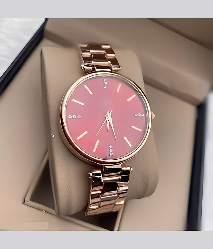 Trex Rose Gold Stainless Steel Analog Womens Watch