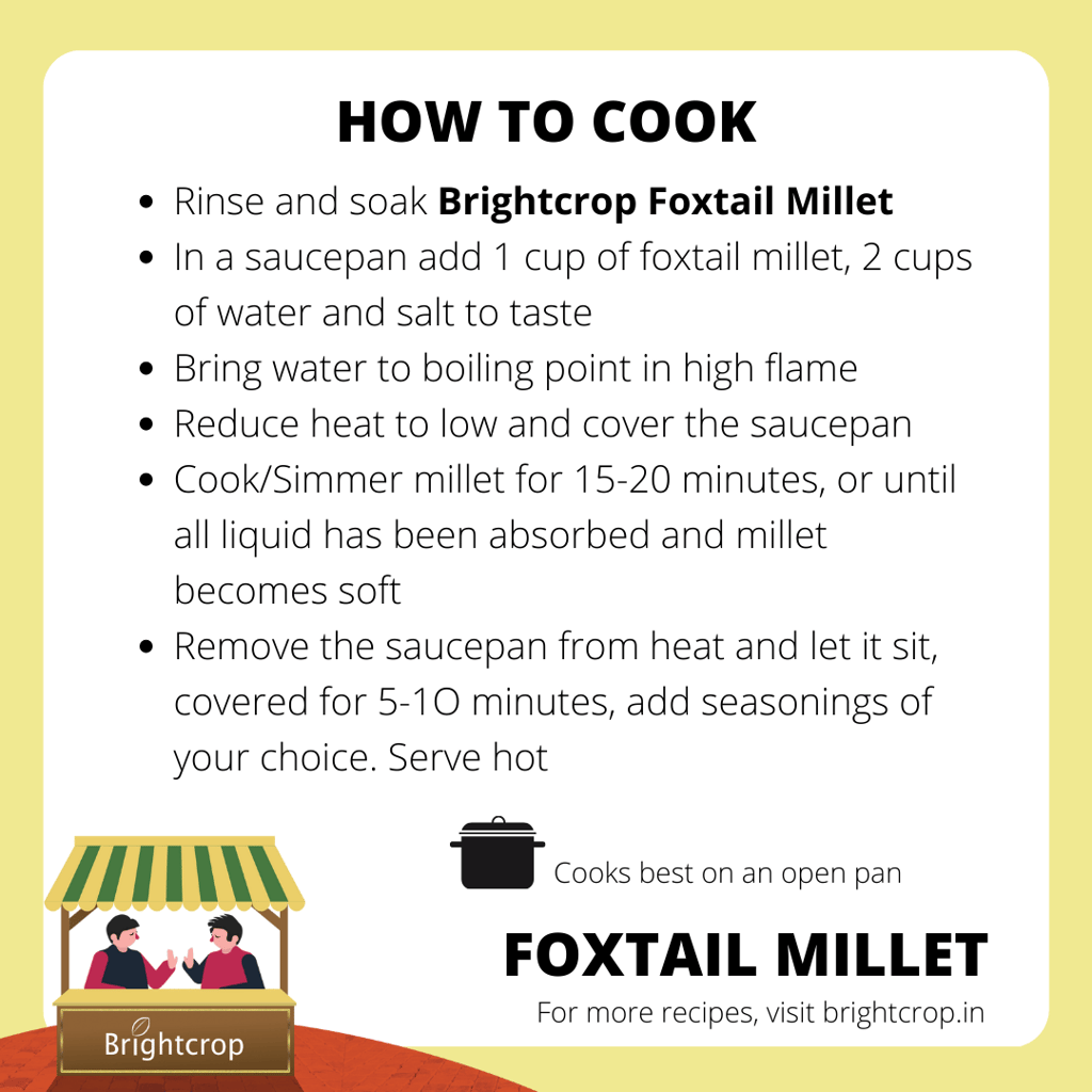 Foxtail Millet (Navane) (1Kg Pack)