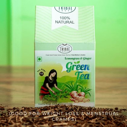 Lemongrass & Ginger - Green Tea | 15 Tea Bags - 200 gm