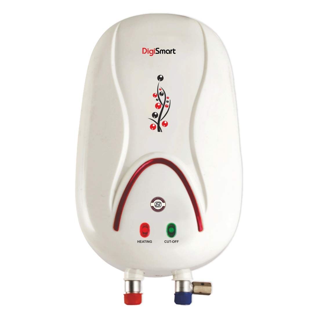 DIGISMART 3 L HOTMAK Instant Water Heater Geyser, 3 kW, ISI Approved, Anti-Rust Coated Tank, Full ABS Body, Ivory, 5 Year Warranty DIGISMART 3 L HOTMAK Instant Water Heater Geyser, 3 kW, ISI Approved, Anti-Rust Coated Tank, Full ABS Body, Ivory, 5 Year W