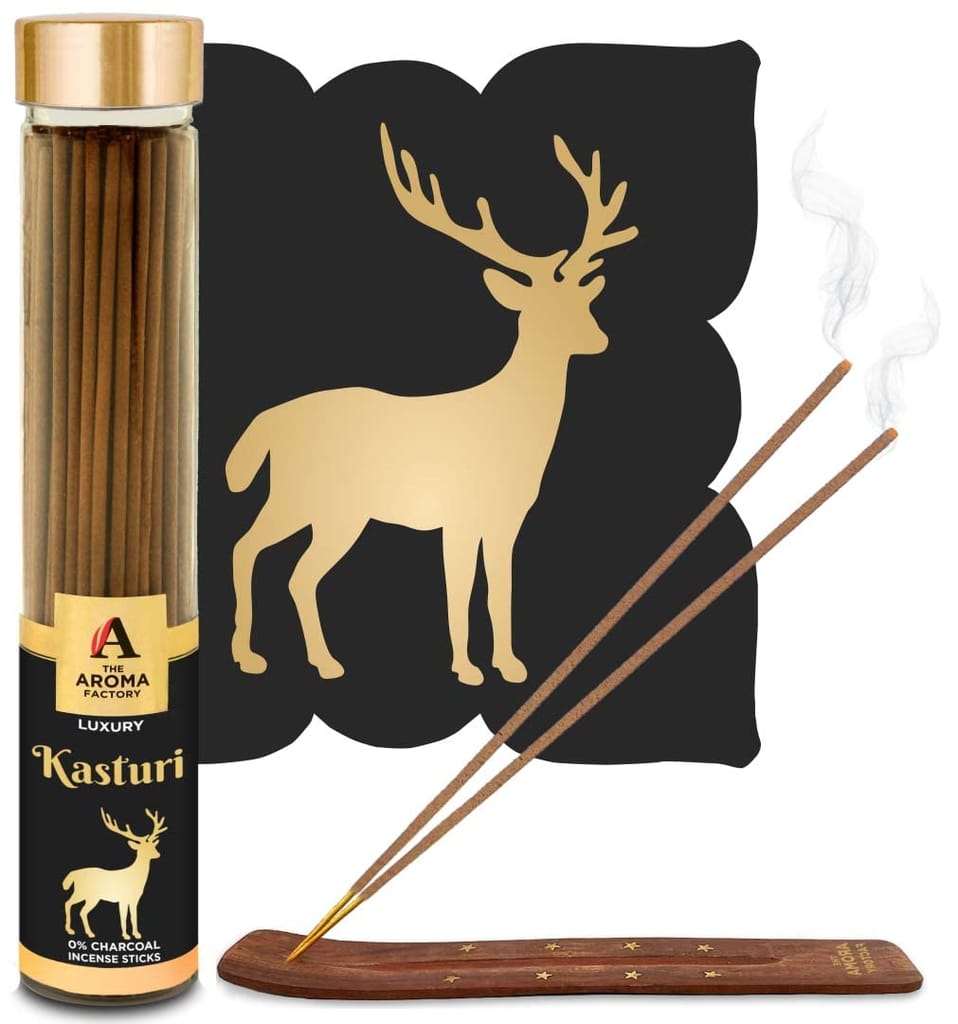 The Aroma Factory Kasturi Musk Agarbatti for Pooja