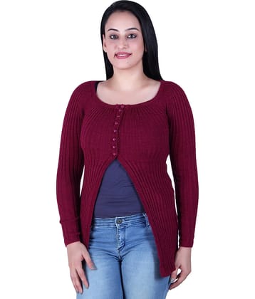 Ogarti Woollen Shrugs - Purple