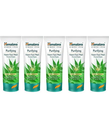 Himalaya - Acne or Blemishes Removal Face Wash For All Skin Type ( Pack of 5 )