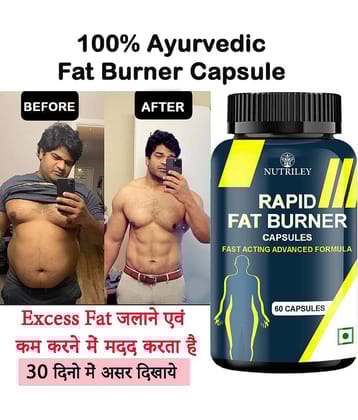 Nutriley Fat Burner Capsule Fat Loss and Weight Loss Capsule Weight Loss Supplement (60 Capsules)