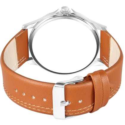 Silver Stylish Dial Analog Watch for Men LR94