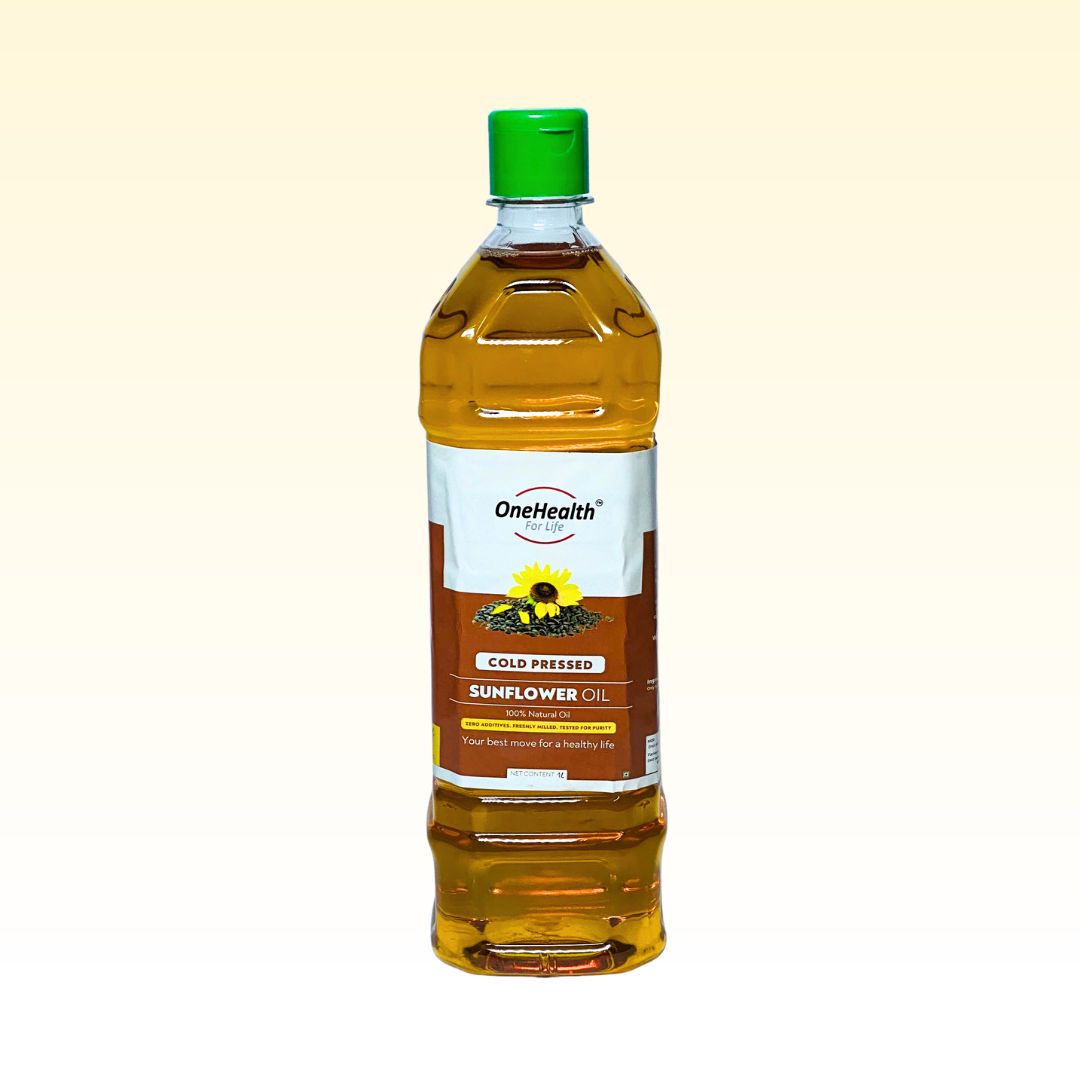 OneHealth Wood Pressed Sunflower Oil, 5 L