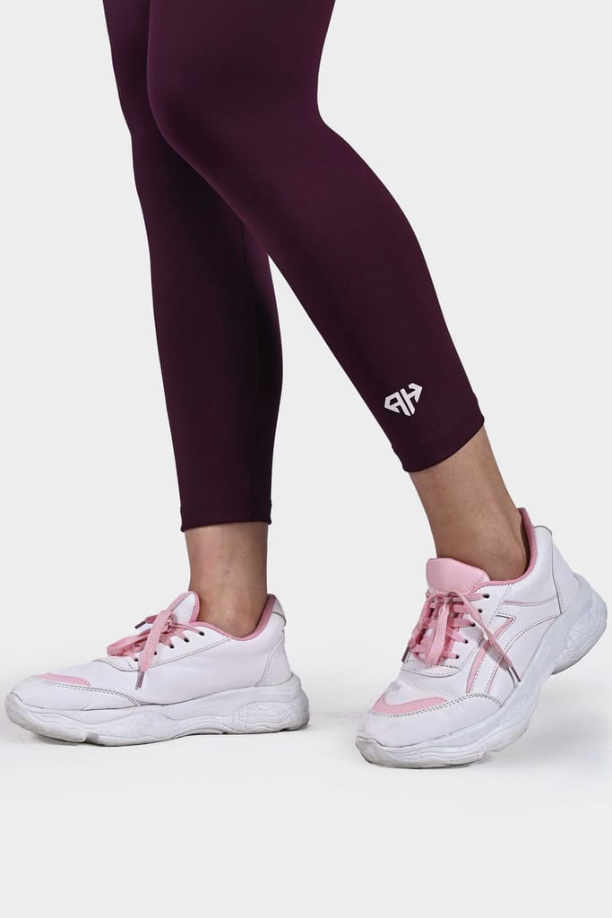 Women Leggings Burgundy