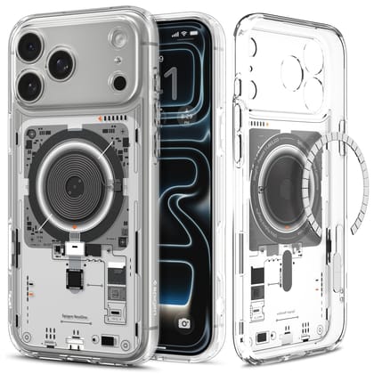 Spigen Ultra Hybrid MagFit Back Cover Case Compatible with iPhone 17 Pro (TPU + Poly Carbonate | Neo One) Spigen Ultra Hybrid MagFit Back Cover Case Compatible with iPhone 17 Pro (TPU + Poly Carbonate | Neo One) - Neo One / iPhone 17 Pro