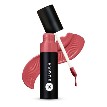 SUGAR Cosmetics Partner In Shine Transferproof Glossy Lipstick | Lasts upto 24hrs | Transferproof & Smudgeproof - 3ml - 06 Rouge Rueda SUGAR Cosmetics Partner In Shine Transferproof Glossy Lipstick | Lasts upto 24hrs | Transferproof & Smudgeproof - 3ml -