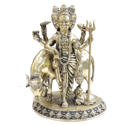Brass Dattatreya Premium Idol, Height : 8 Inch (BSMAS1882 G)