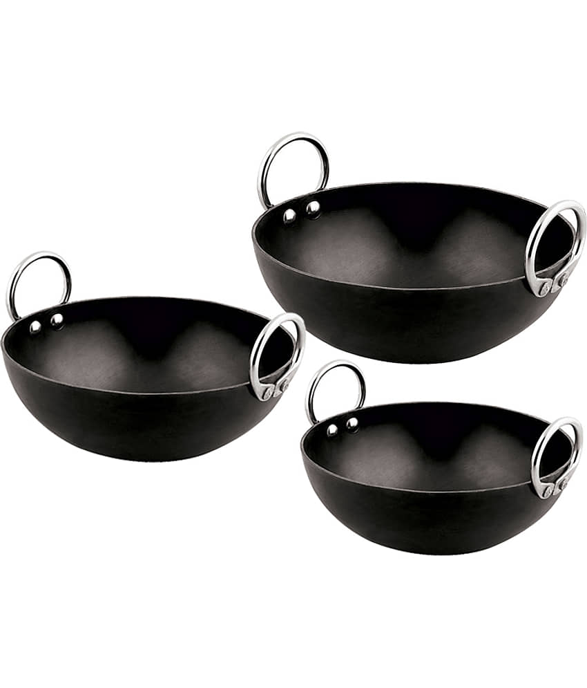 Veer Iron Deep Kadhai 2 mm ( 2 ) L