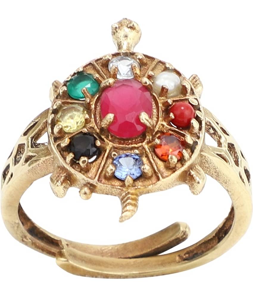 Astrodidi Multicolour Single Finger Rings ( Pack of 1 )