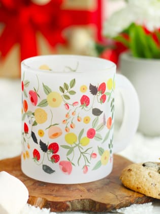 Prairie Coffee Mug-Frosted Glass