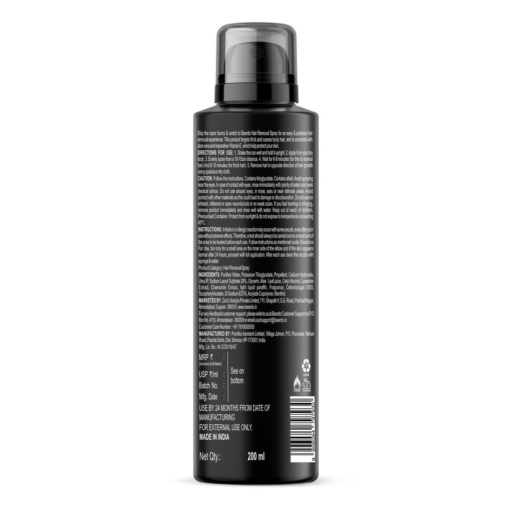 Beardo Hair Removal Spray (200ml)