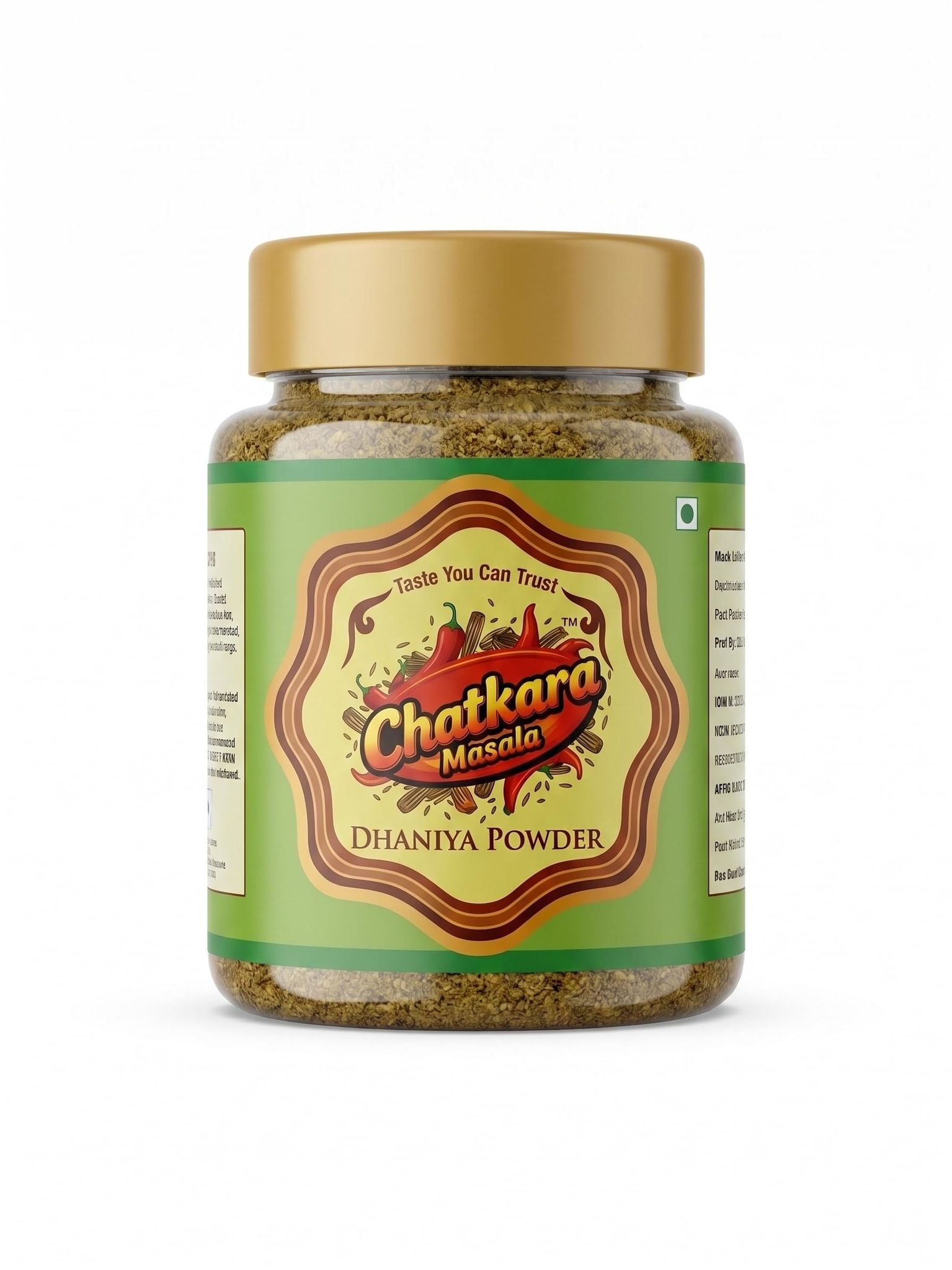 Chatkara Masala Dhaniya Powder | Coriander Powder for Cooking | Fresh Ground Spice for Daily Use | Ideal for Curry Gravy and Seasoning