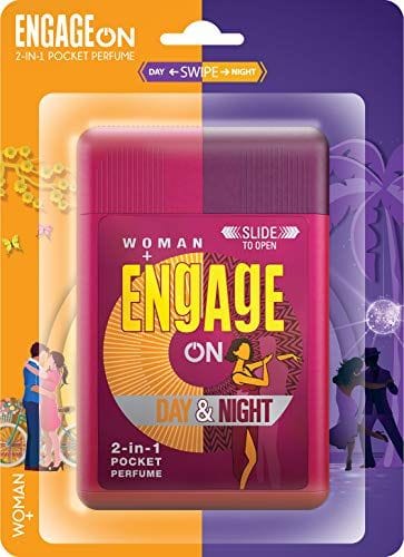 Engage On Day & Night 2 In 1 Pocket Perfume For Women, 28 ml  