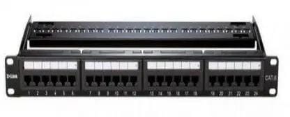 Cat6 UTP 24 Port Patch Panel | Pre-Loaded Network Rack Mount Panel | High-Speed Ethernet Cable Management Cat6 UTP 24 Port Patch Panel | Pre-Loaded Network Rack Mount Panel | High-Speed Ethernet Cable Management