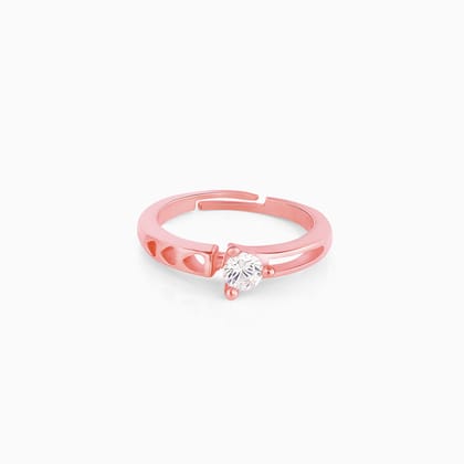 Rose Gold Zircon Bliss Ring