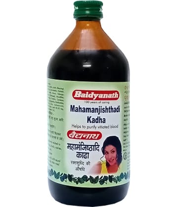 Baidyanath Mahamanjisthadi Skin Kadha 200 Liquid (Pack of 3) Baidyanath Mahamanjisthadi Skin Kadha 200 Liquid (Pack of 3)