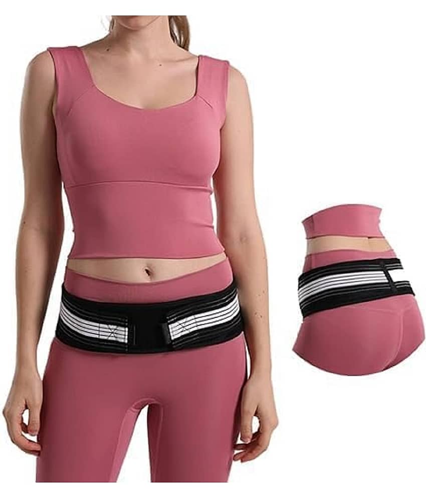 Gjshop Lower Back Support Brace for Men and Women- Anti-Slip Sciatica Pain Relief Belt - Sacroiliac SI Joint Hip, Pelvic Belt - Back Pain Belt For Women