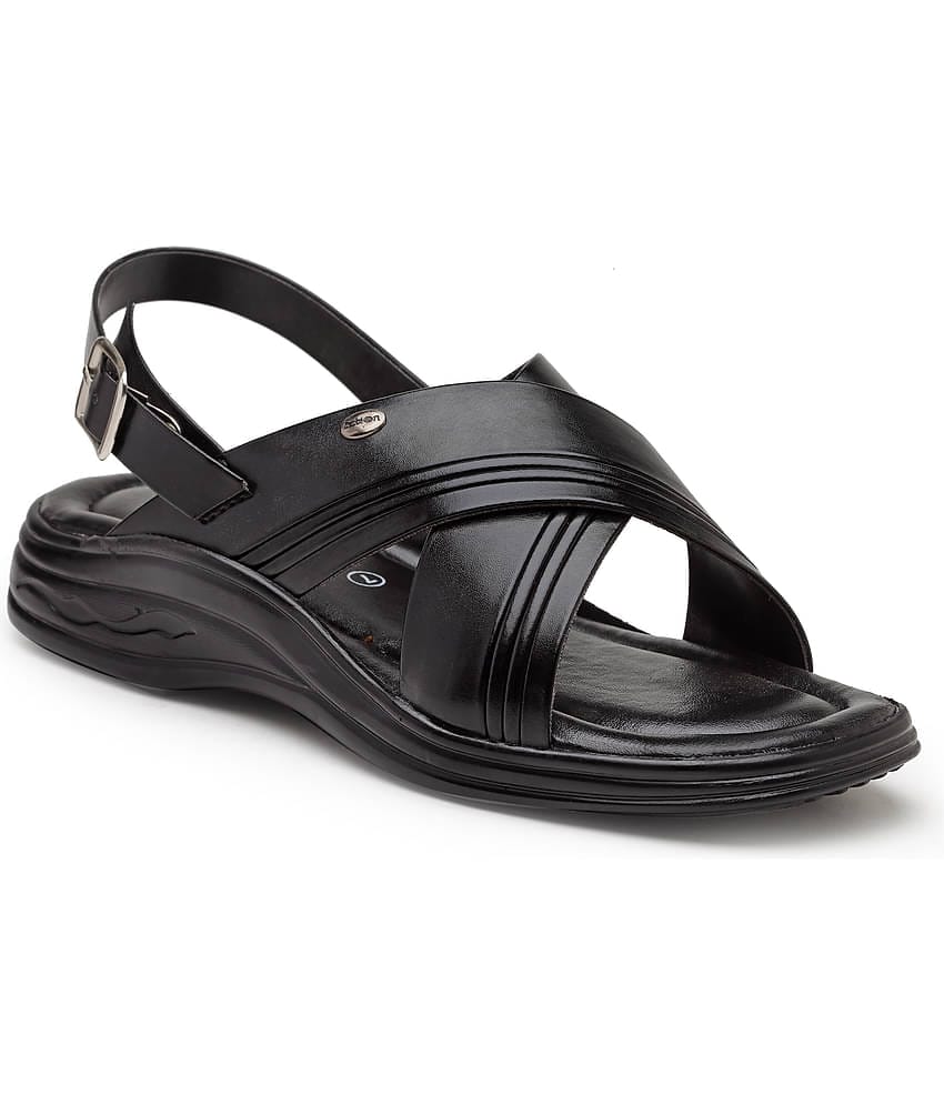 Action - Black Men's Sandals