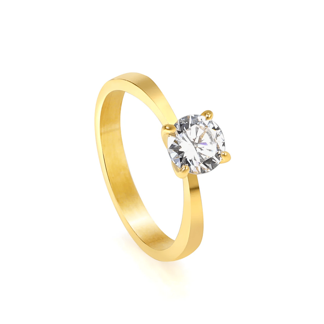 IT’S A YES! RING - 18K GOLD-PLATED-5/6