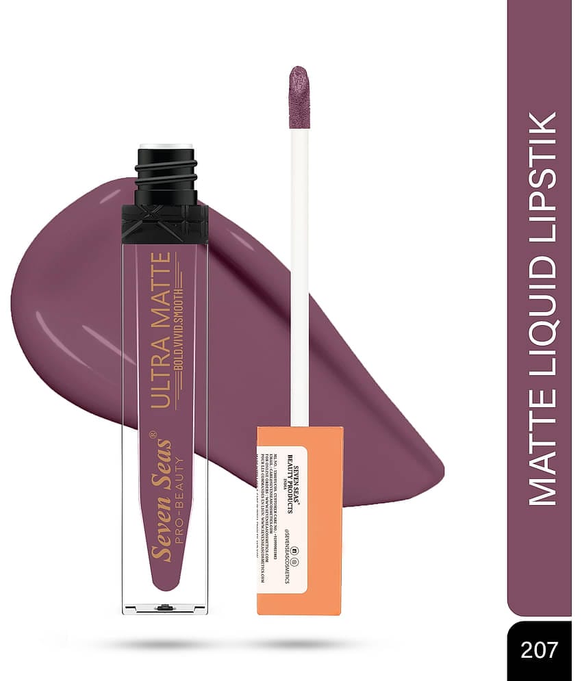 Seven Seas Ultra Matte BOLD,VIVID,SMOOTH The Luxurious Smooth Lipcolor Liquid Lipstick(Castro-1)