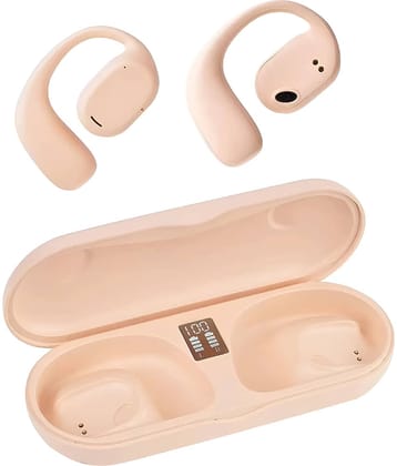 COREGENIX JS270 OWS Bluetooth True Wireless (TWS) On Ear 30 Hours Playback Low Latency,Powerfull bass IPX5(Splash & Sweat Proof) Yellow