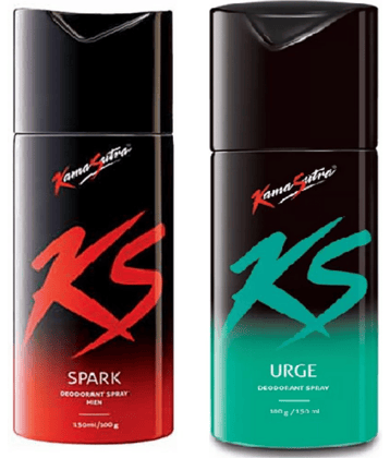 KamaSutra - Deodorant Spray for Unisex 300 ml ( Pack of 2 )