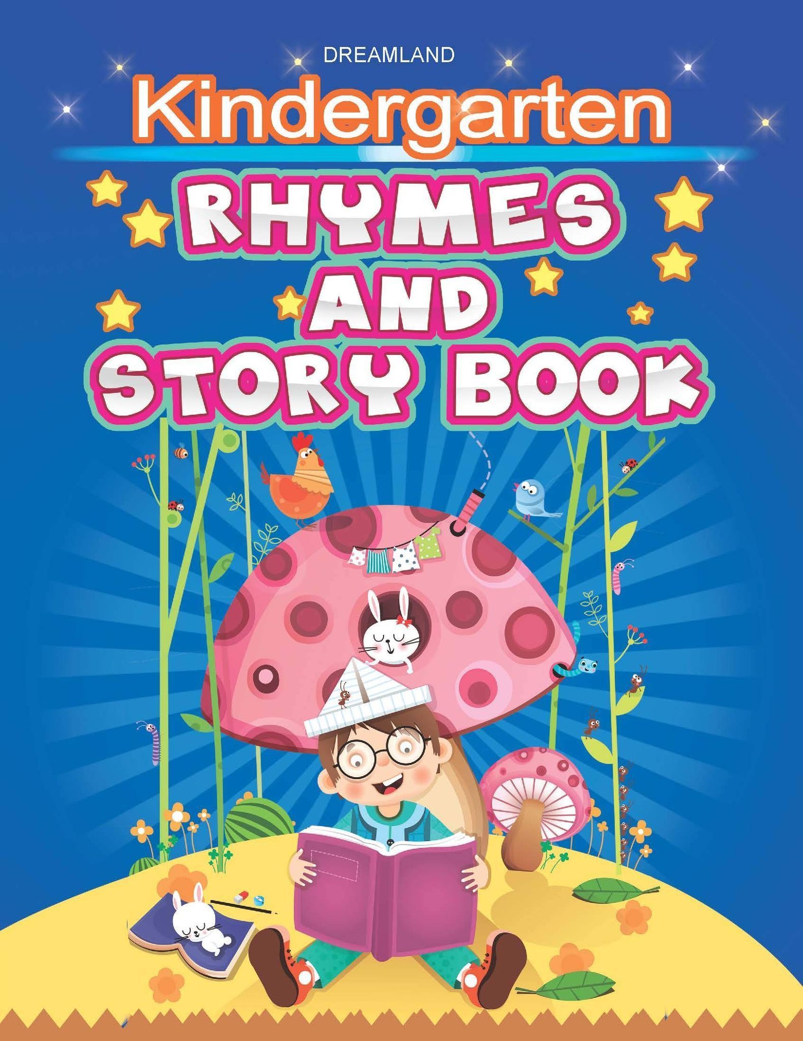 Kingdergarten Rhymes and Story Book for Children Age 2- 5 Years | Early Learning Books|KG books for kids [Paperback] Dreamland Publications