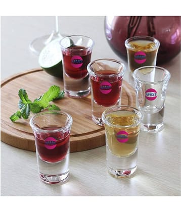 Afast Shot  Glasses Set,  30 ML - (Pack Of 6)