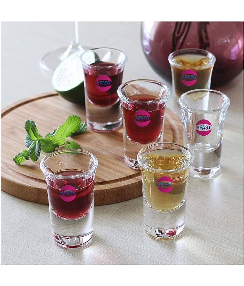 Afast Shot  Glasses Set,  30 ML - (Pack Of 6)