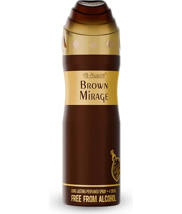 Al-Nuaim BROWN MIRAGE LONG LASTING BODY SPRAY Deodorant Spray for Unisex 100 ml ( Pack of 1 )