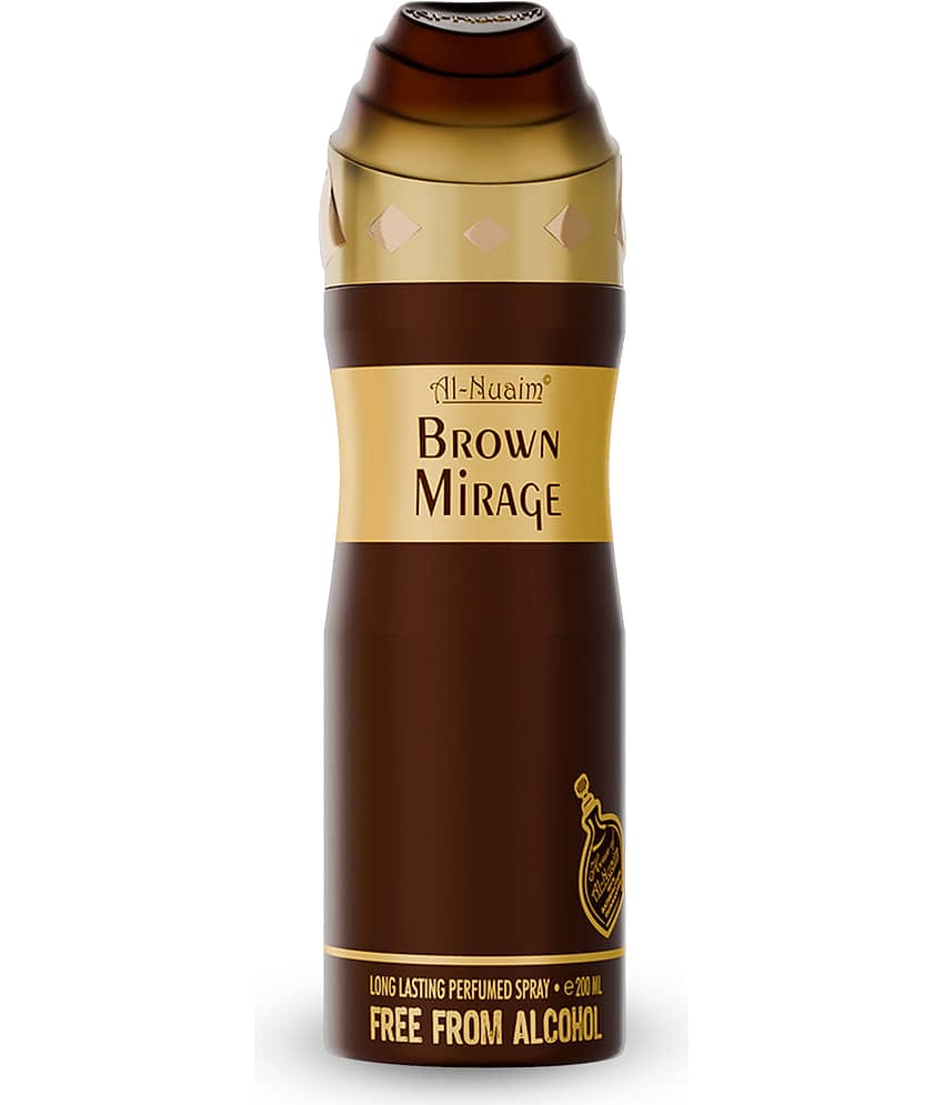 Al-Nuaim BROWN MIRAGE LONG LASTING BODY SPRAY Deodorant Spray for Unisex 100 ml ( Pack of 1 )