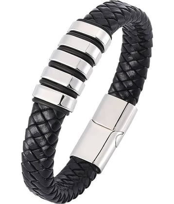 FASHION FRILL Black Bracelet ( Pack of 1 )